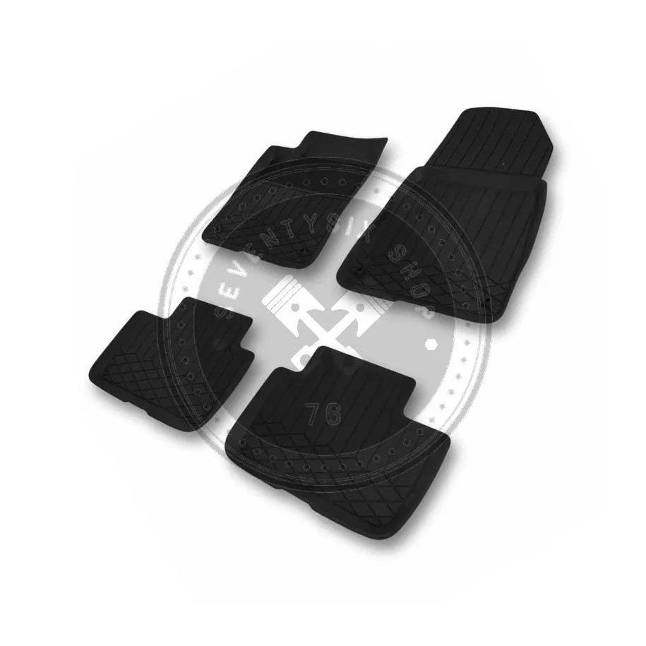 Volvo 32357445 Rubber Floor Mats Set for Polestar 2 – 4-Piece