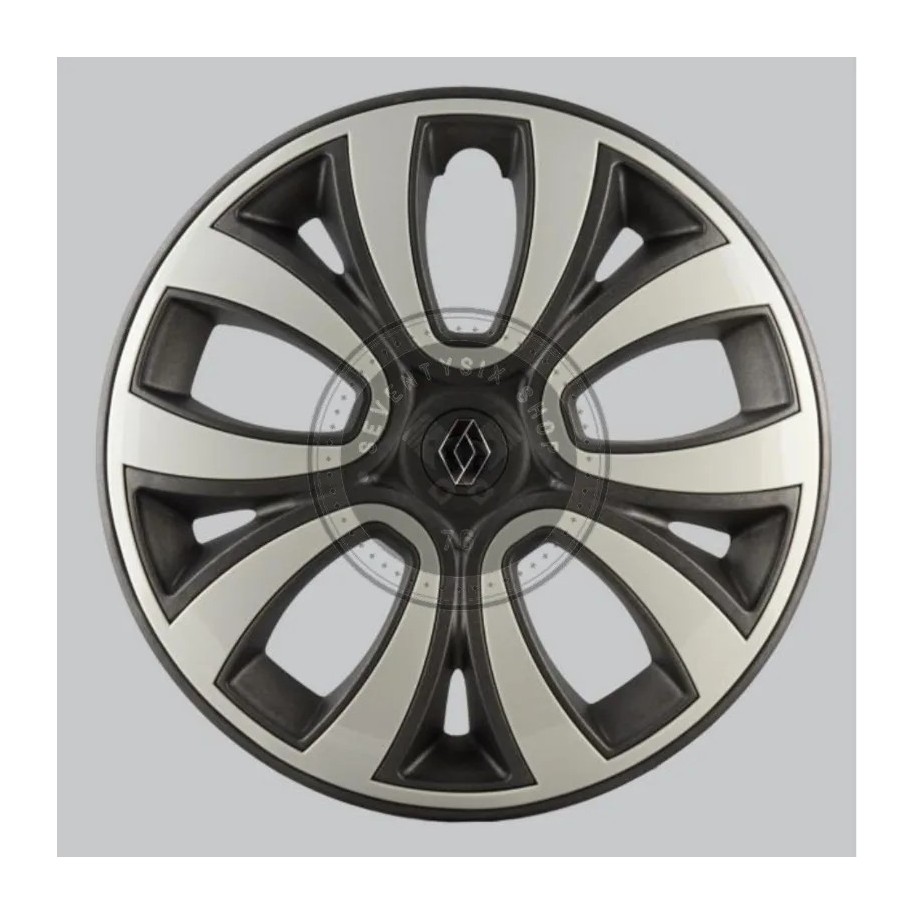 Renault 15" TAGE grafitszürke 7711943931 4 db-os dísztárcsa készlet