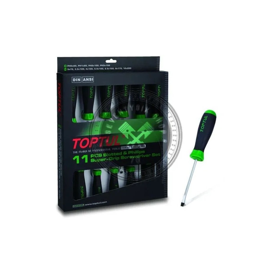 Volvo ,Renault, Dacia, BMW alkatrészek, Toptul Gaae1101 csavarhúzó készlet.