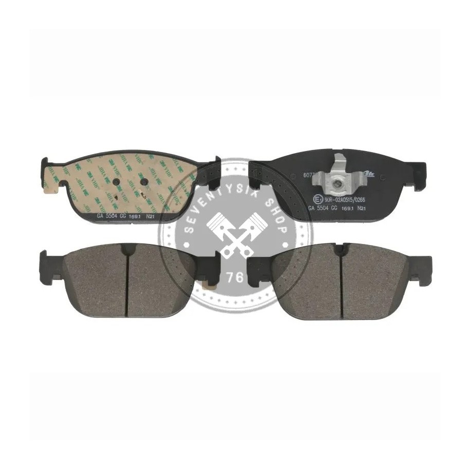 Volvo parts, ATE 13.0460-7328.2 front brake pad kit