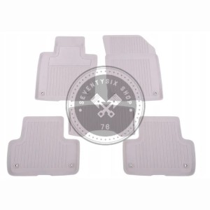 Volvo genuine parts, Volvo 31693649 beige rubber mats for Volvo XC60