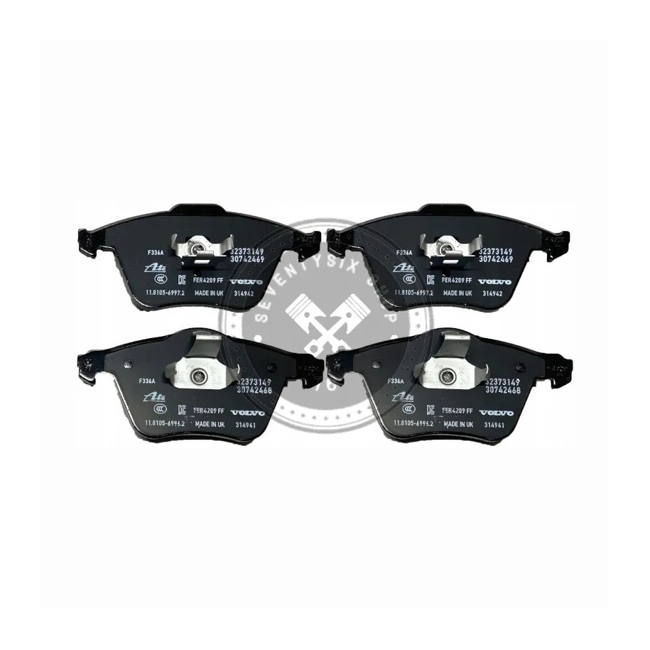 Volvo genuine parts, Volvo 32373149 front brake pad