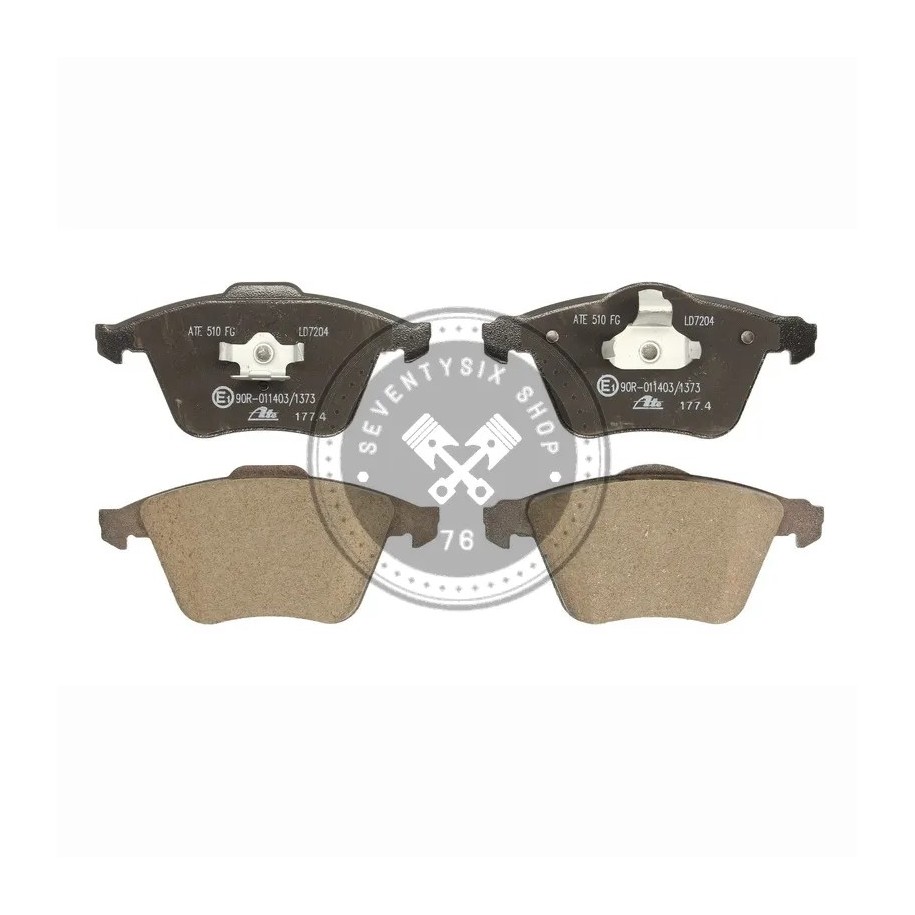 Volvo brake parts, ATE 13.0460-7204.2 front brake pad